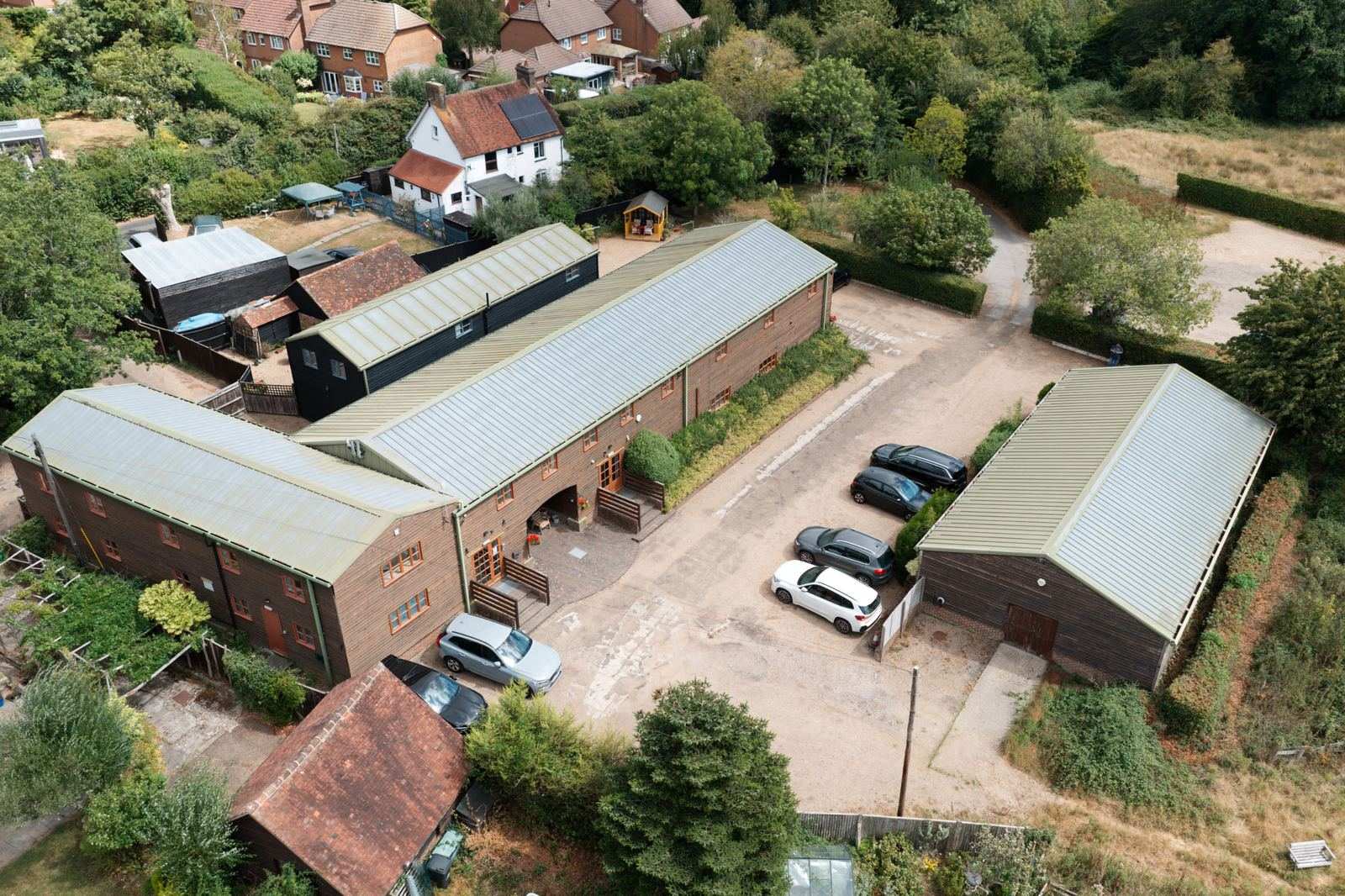 Aerial view of Monkhurst House from the west