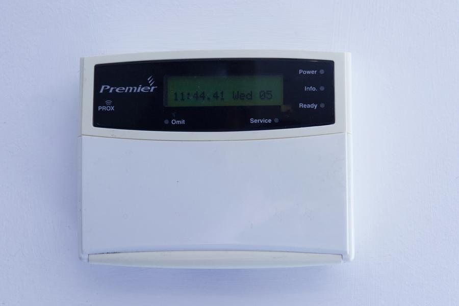 Alarm and security system at Monkhurst House