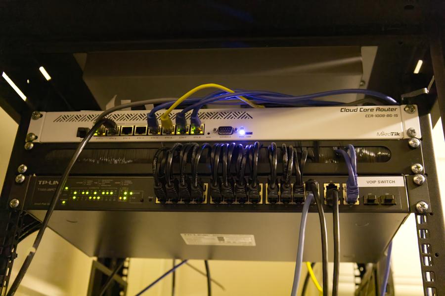 Fibre broadband and phone setup at Monkhurst House