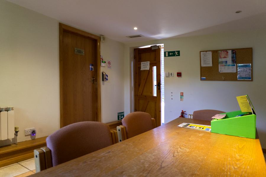 Communal kitchen area at Monkhurst House