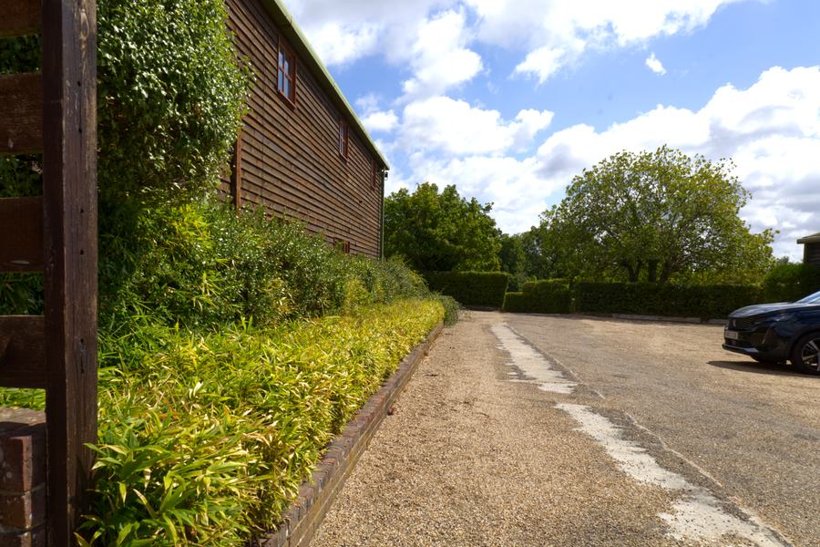 Front driveway and planting at Monkhurst House