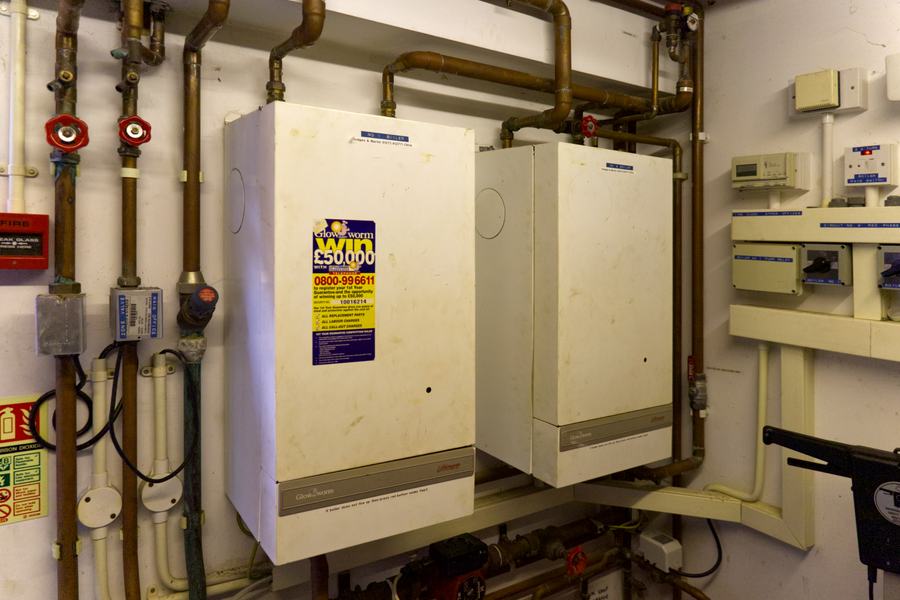 Boiler room at Monkhurst House