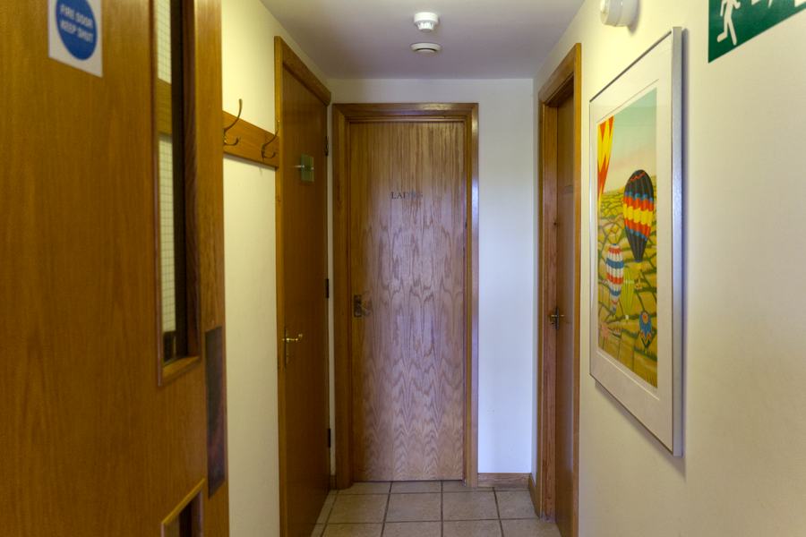 Corridor to the WCs at Monkhurst House
